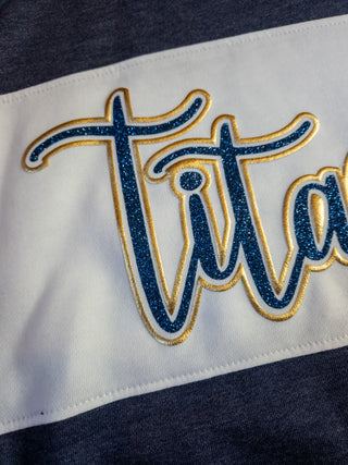 Titans Sparkle And Puff Navy League Hoodie