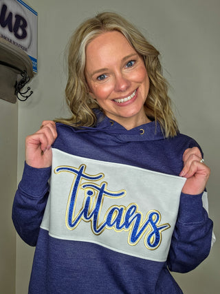Titans Sparkle And Puff Navy League Hoodie