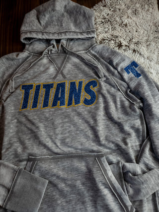 Titans Sparkle Gray Zen Fleece Hoodie