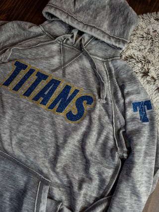 Titans Sparkle Gray Zen Fleece Hoodie