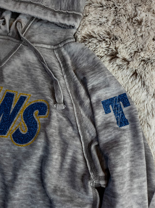 Titans Sparkle Gray Zen Fleece Hoodie