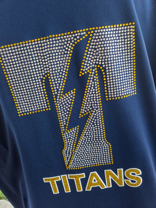 Titans Rhinestone Full Zip Jacket
