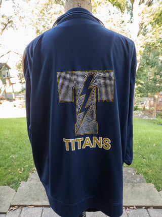 Titans Rhinestone Full Zip Jacket