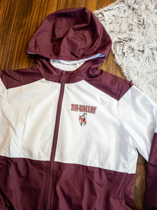 Tri Valley Mustangs Maroon Victory Series Hooded Jacket