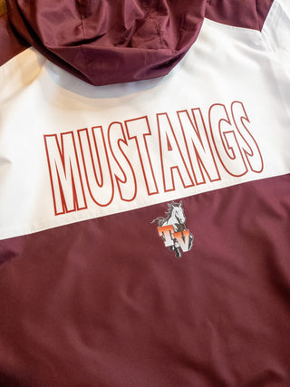 Tri Valley Mustangs Maroon Victory Series Hooded Jacket