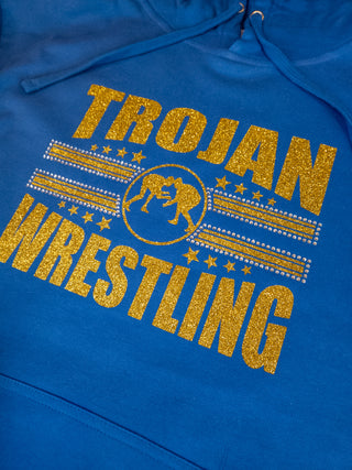 Trojan Wrestling Classic Rhinestone Hoodie