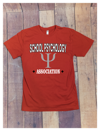 School Psychology School Association Red Tee