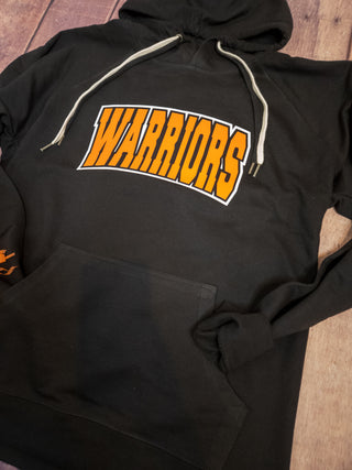 Warriors Orange and Black Double Lace Sweatshirt