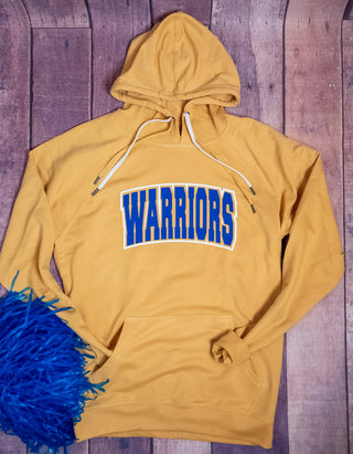 Warriors Blue & Gold Double Lace Sweatshirt