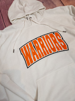 Warriors Orange and White Double Lace Sweatshirt