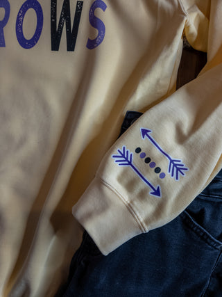 Watertown Arrows Dyed Butter Crewneck Sweatshirt