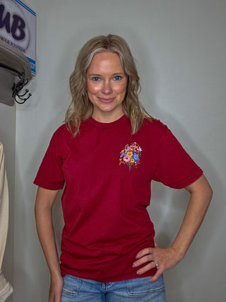 What A Friend We Have In Jesus Soft Wash Cardinal Cotton Tee