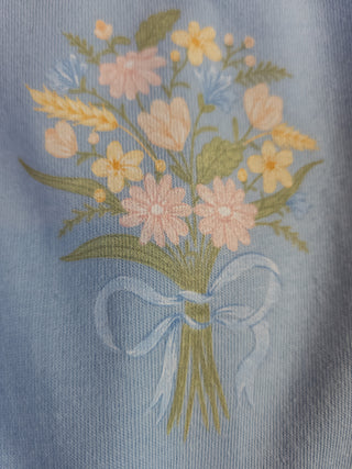 What A Friend We Have In Jesus Soft Wash Denim Blue Cotton Tee