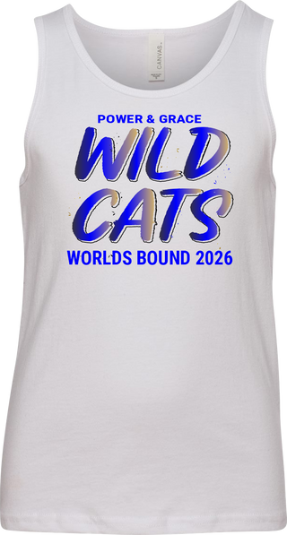 Wild Cats Worlds Bella Canvas Jersey Tank - Adult and Youth