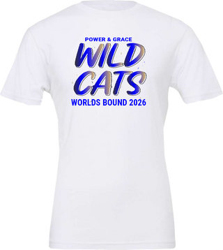 Wild Cats Worlds Bella Canvas Tee - Adult And Youth