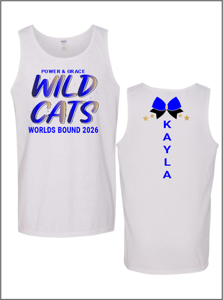 Wild Cats Worlds Gildan Heavy Cotton Tank - Adult