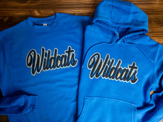 Wildcats Sparkle & Puff Blue Sweatshirt - More Options