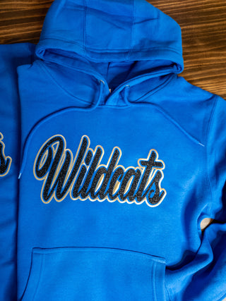 Wildcats Sparkle & Puff Blue Sweatshirt - More Options