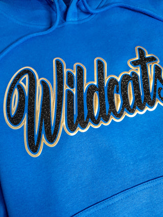 Wildcats Sparkle & Puff Blue Sweatshirt - More Options