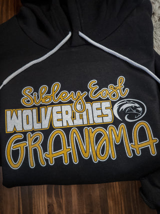 Sibley East Wolverines Grandma Hooded Sweatshirt