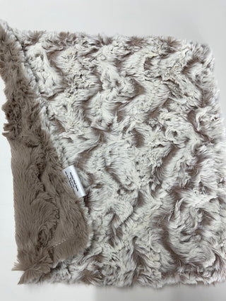 Alpine Brown / Taupe Double Sided Minky Blanket - Ready To Ship