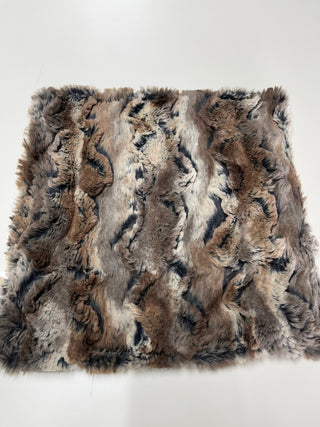 Wild Rabbit Neutral Minky Blanket - Ready To Ship