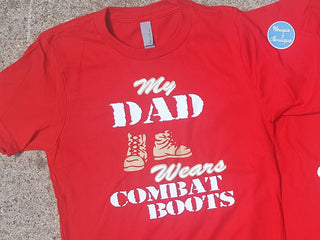 My Loved One Wears Combat Boots Tee