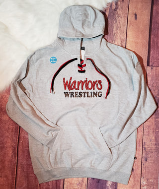 Warriors Wrestling Sparkle Lace-Up Hoodie