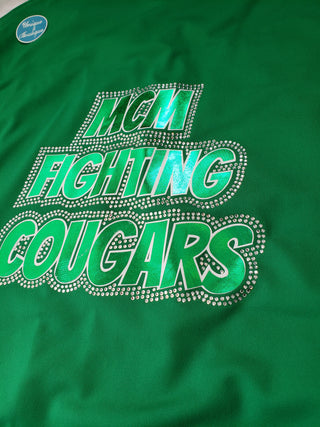 MCM Fighting Cougars Rhinestone Full Zip Jacket