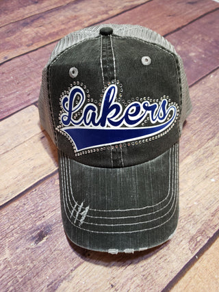 Lakers Rhinestone Trucker Hat