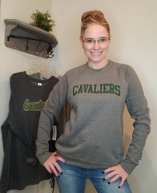 Cavaliers Athletic Gray Crewneck Sweatshirt