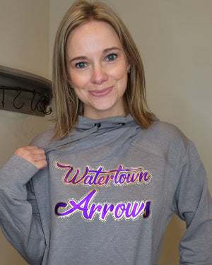 Arrows Watertown Rhinestone Fashion Fleece Hoodie