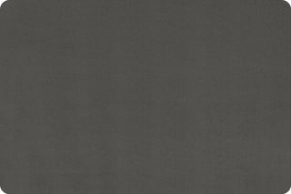 Gray Checkered Plaid Minky Blanket w/ Gray Ash Minky -Add Flags & Name