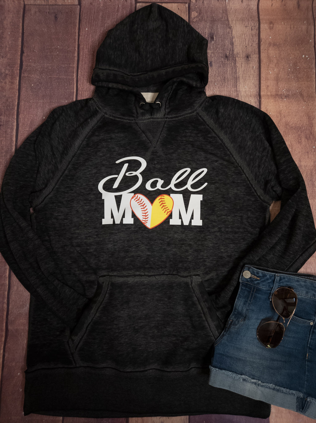 Ball Mom Fleece Hoodie