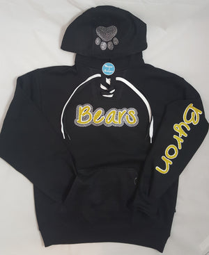 Bears Byron Rhinestone Lace-Up Hoodie