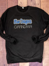 Blue Dragons Grandma Rhinestone Crewneck Sweatshirt