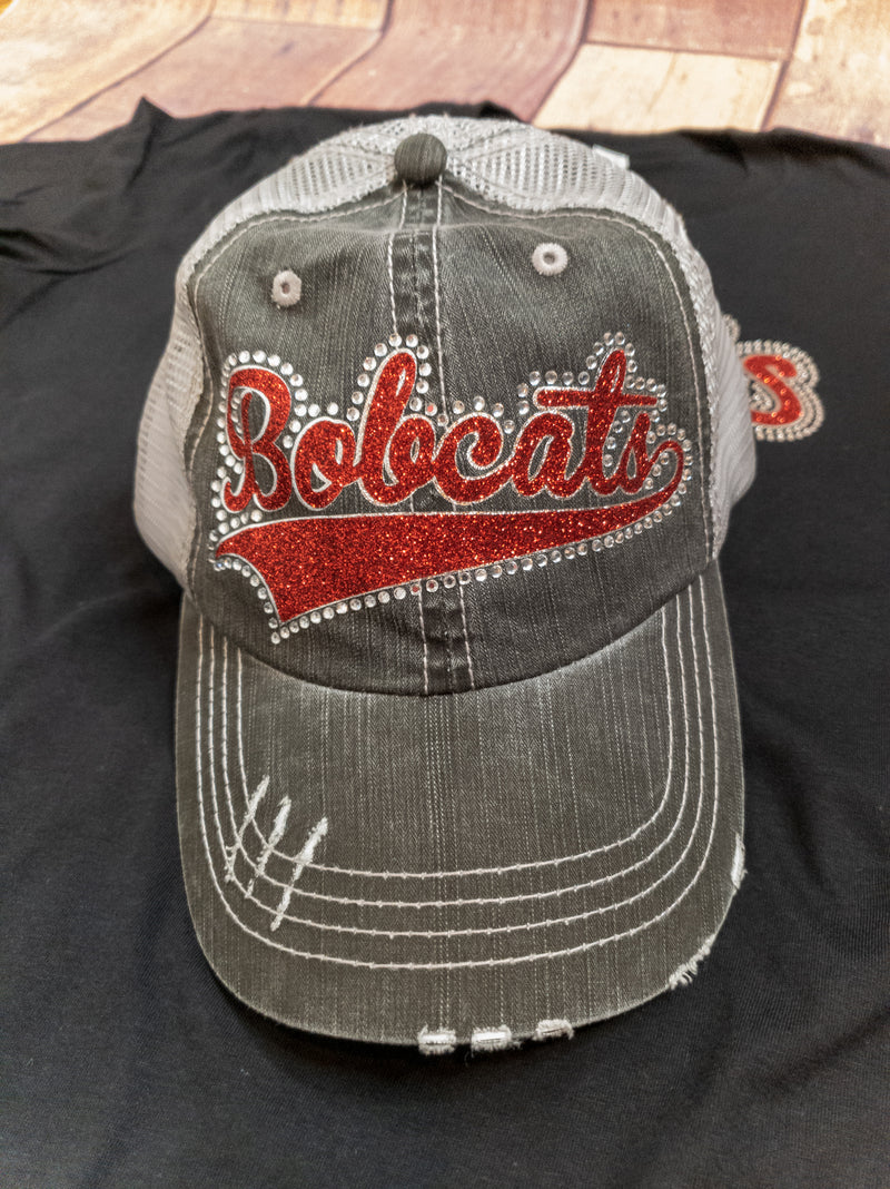 Bobcats Rhinestone Trucker Hat