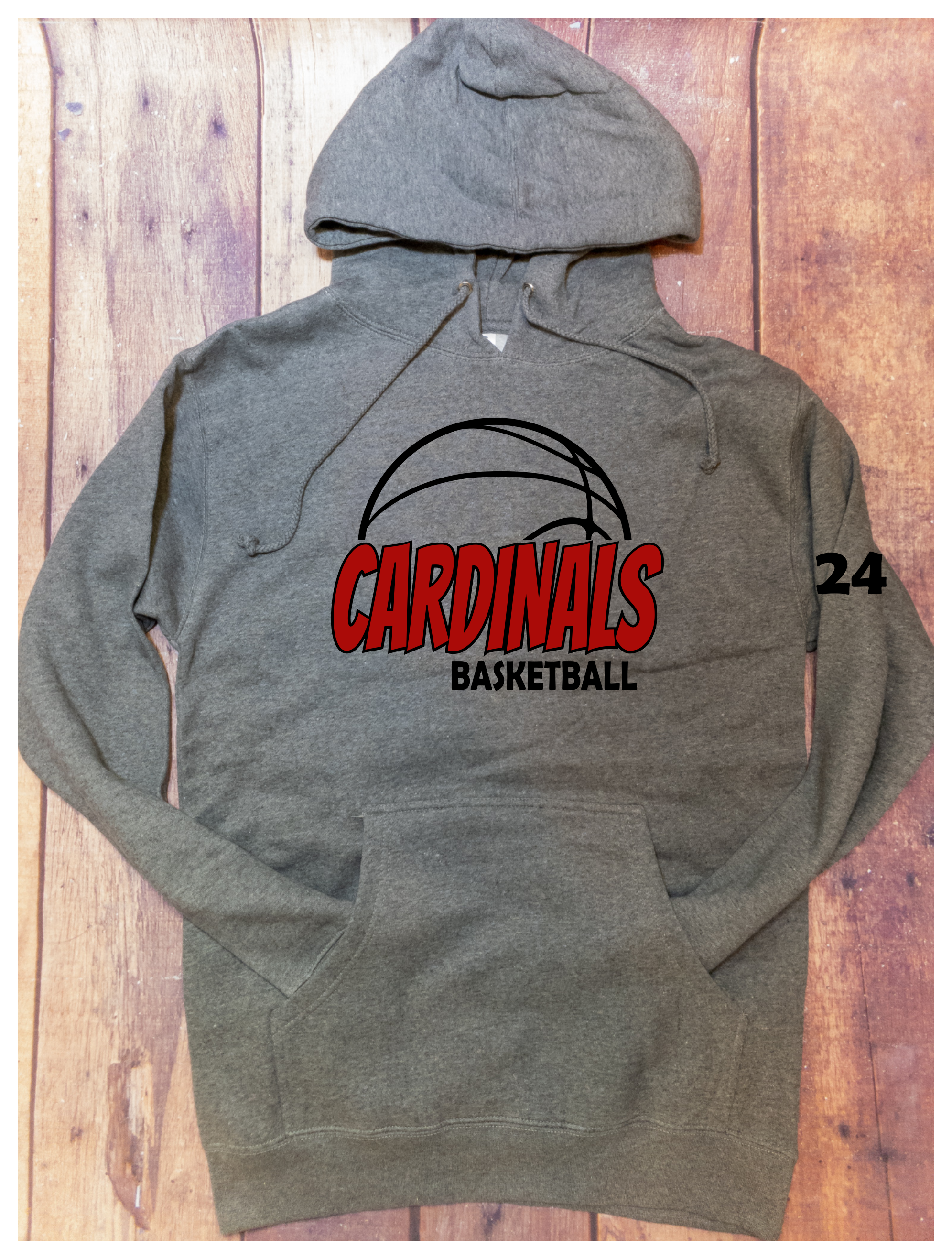 Cardinals grey bling sweatshirt