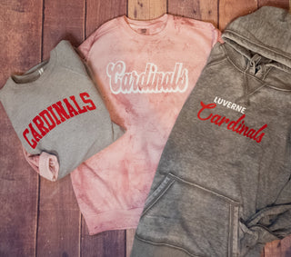 Cardinals L Clay Colorblast Crewneck Sweatshirt