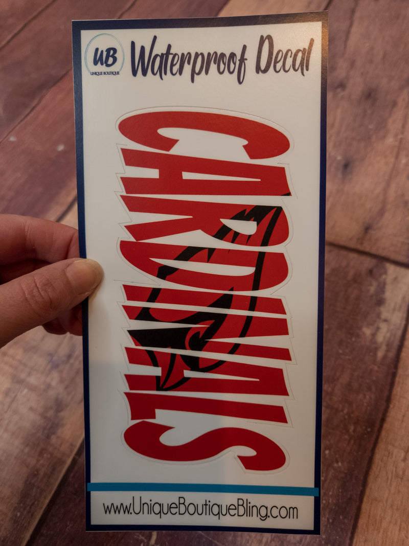 Cardinals Decal