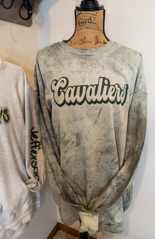 Cavaliers Colorblast Crewneck Sweatshirt