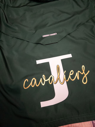 Cavaliers J Dark Green Lightweight Jacket