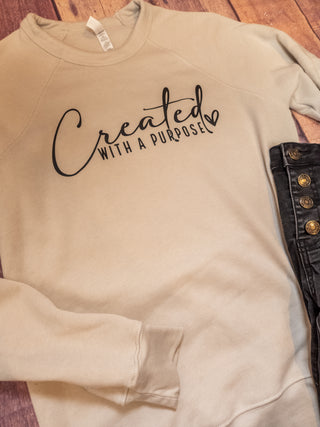 Created With A Purpose Crewneck Sweatshirt