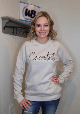 Created With A Purpose Crewneck Sweatshirt