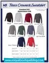 Mustangs GR Rhinestone Crewneck Sweatshirt