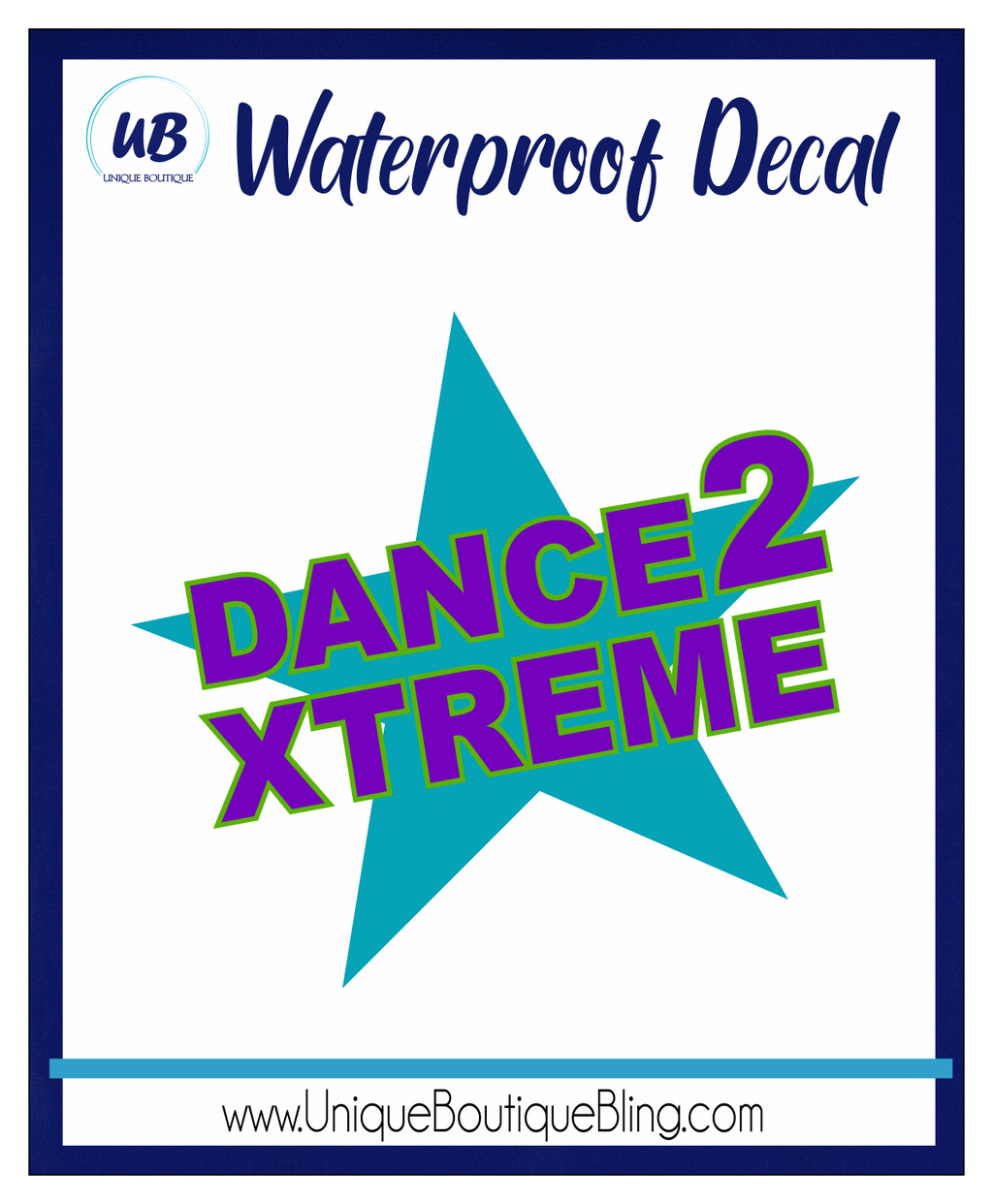 Dance2Xtreme Decal