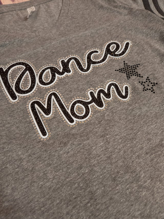 Dance Mom Rhinestone Jersey Tee