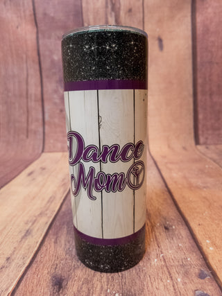 Dance Mom Purple Accents Tumbler