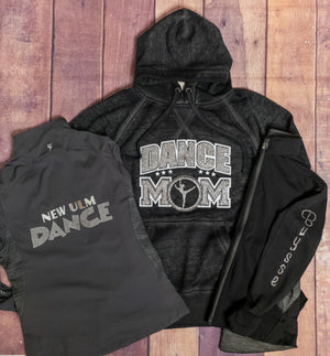 Dance Mom Rhinestone Fleece Hoodie