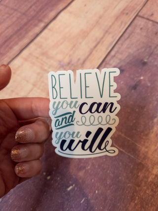 Believe You Can Decal